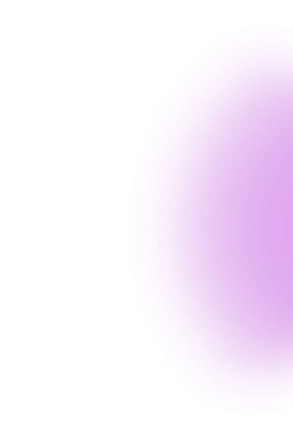 A soft, abstract gradient design with a glowing purple and pink hue concentrated on the left side