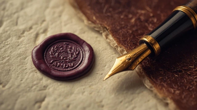 Message from Steward Ink Pen and Seal